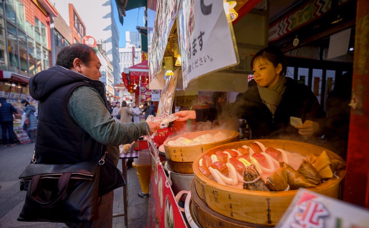 南京町的中华美食