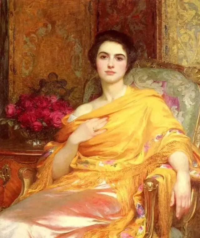 循规蹈矩的构图拉斐尔前派唯美的画风英国艺术家考伯作品欣赏
