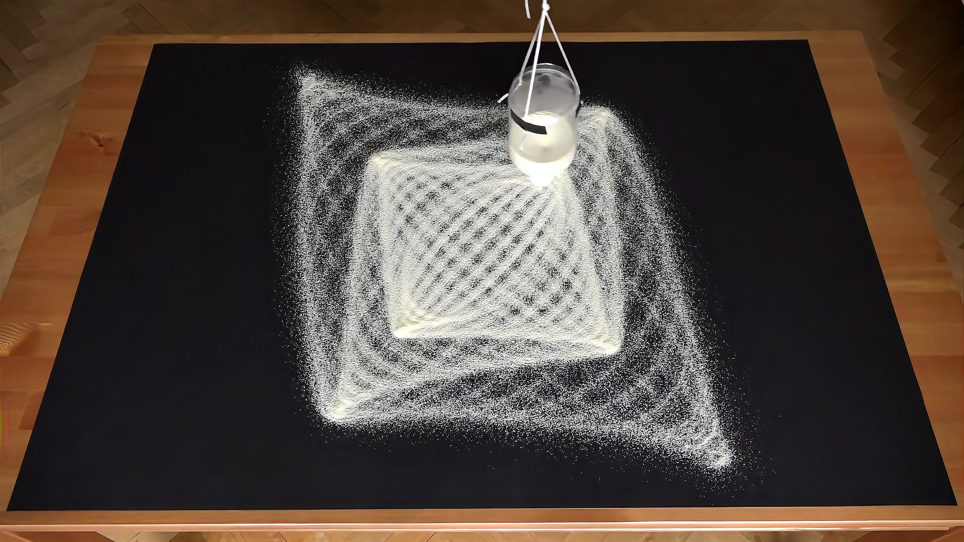 傅科摆是什么用装满沙的瓶子模拟实验有趣的科学现象发生了