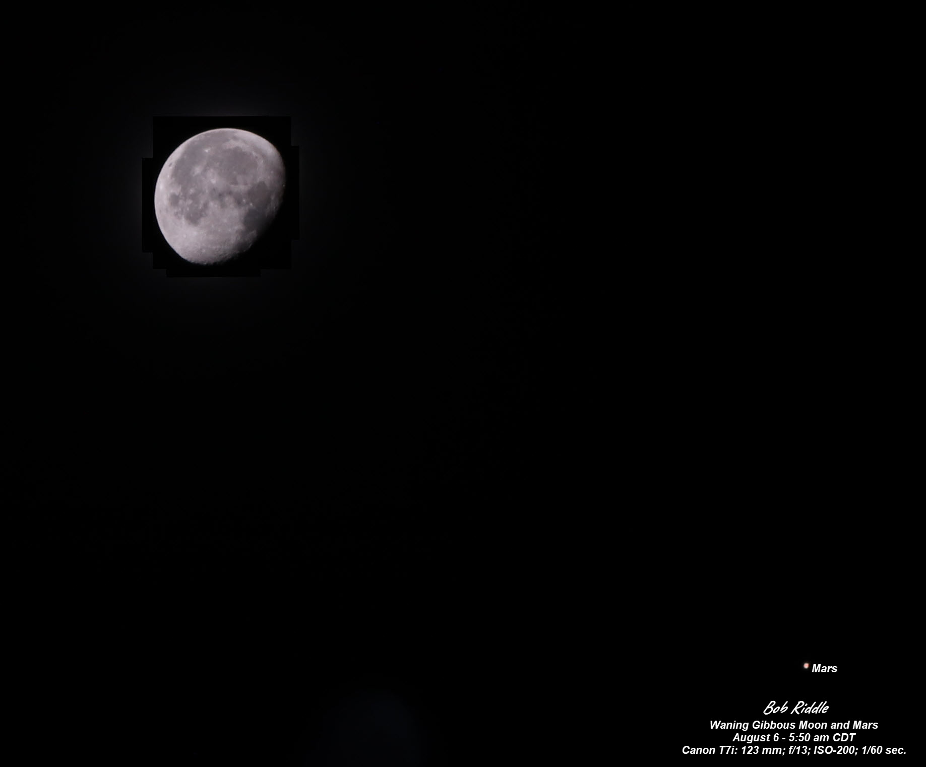 天文|请定好您的闹钟，2月18日-20日晚，夜空可见火星伴月