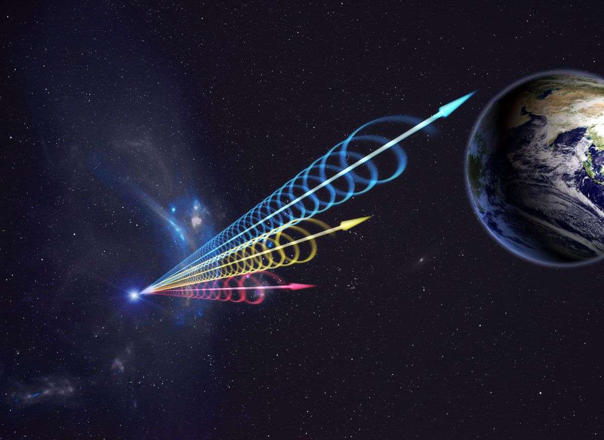 天文|神秘深邃的宇宙深空，惊现一抹闪光，它从何而来？