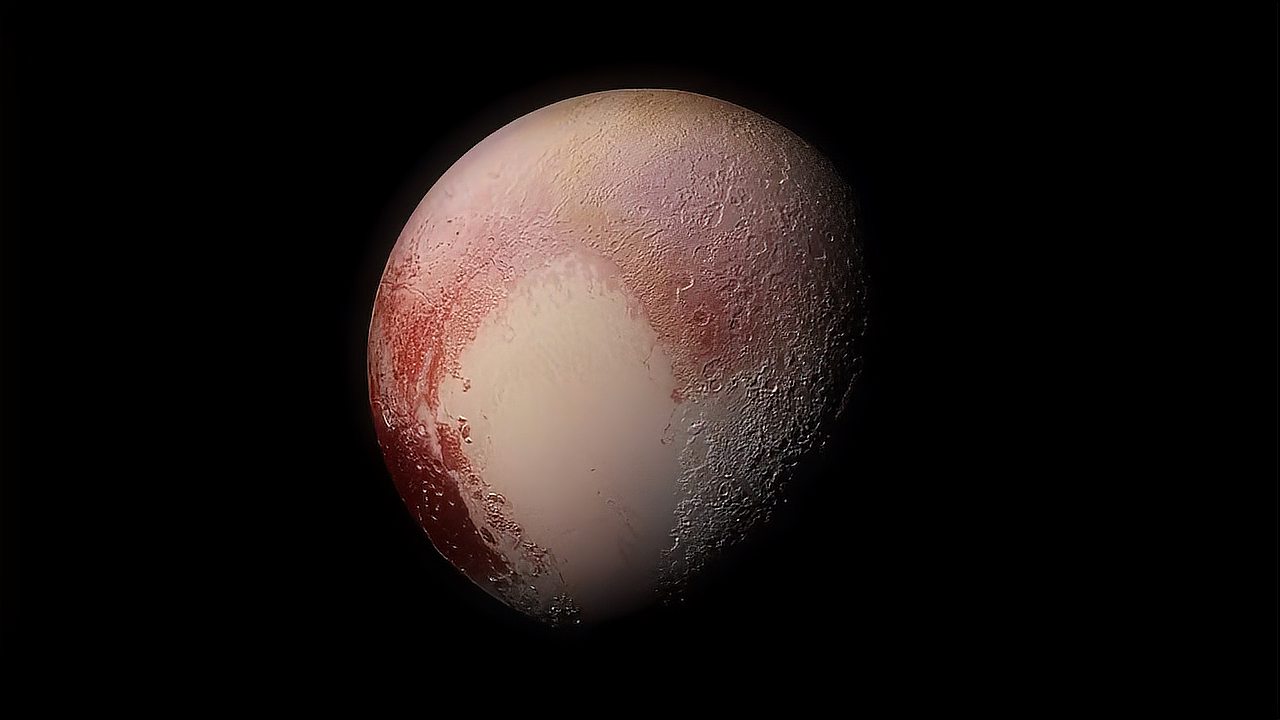 好美的冥王星近距离的看更加美丽