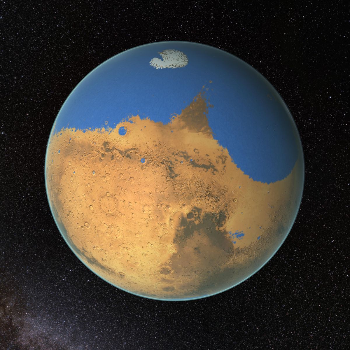 火星大气|火星宜居？真有可能？天文学家发现火星地下咸水湖