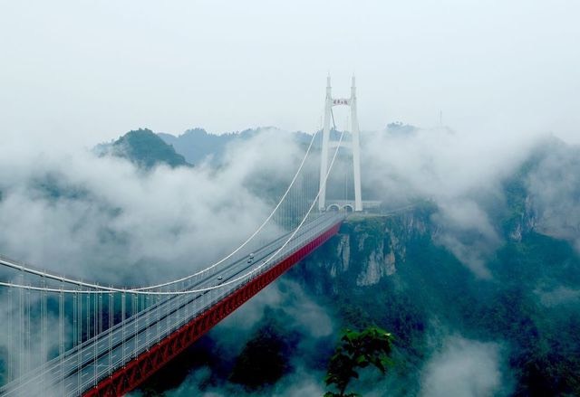 全国风景最美的20座大桥贵州北盘江大桥最雄伟壮丽