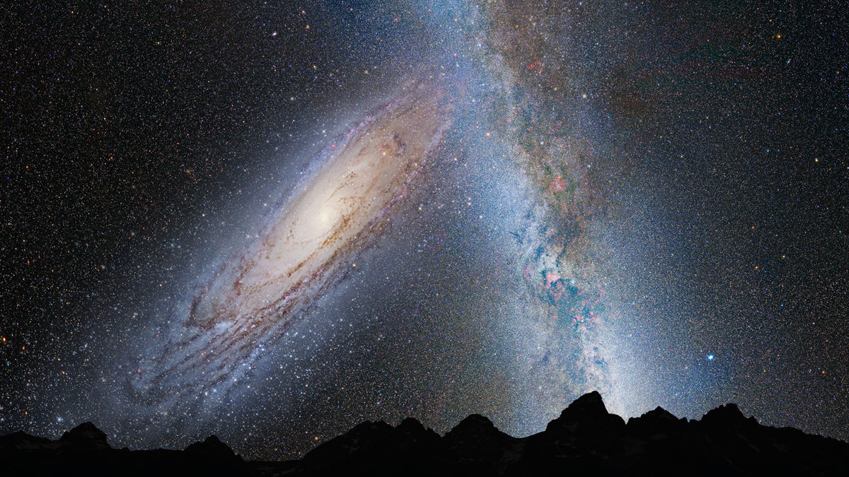仙女星系|盛景！如果能看到仙女座星系，我们的天空将是另一番模样