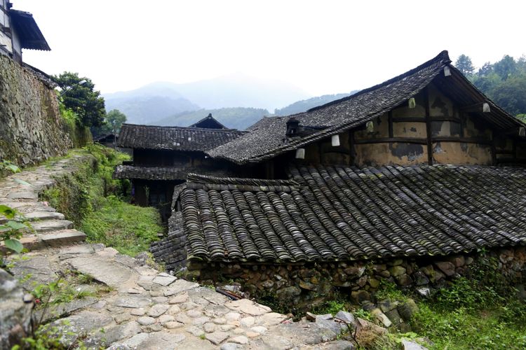探村温州永嘉藏在张溪的林坑古村落有更美楠溪山地民居景观