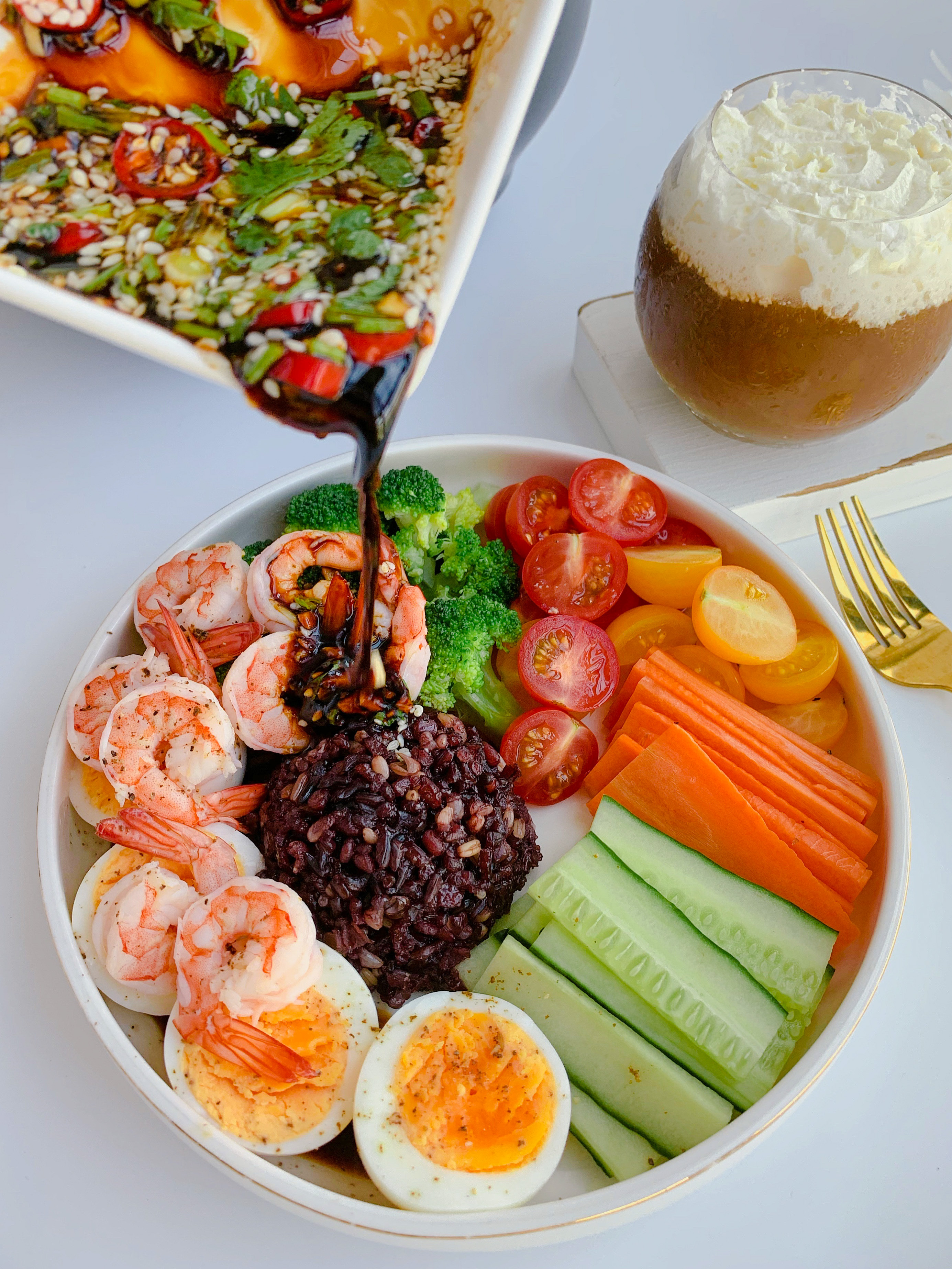 晒晒我的减脂轻食午餐低卡高蛋白想要瘦就这么吃快试试