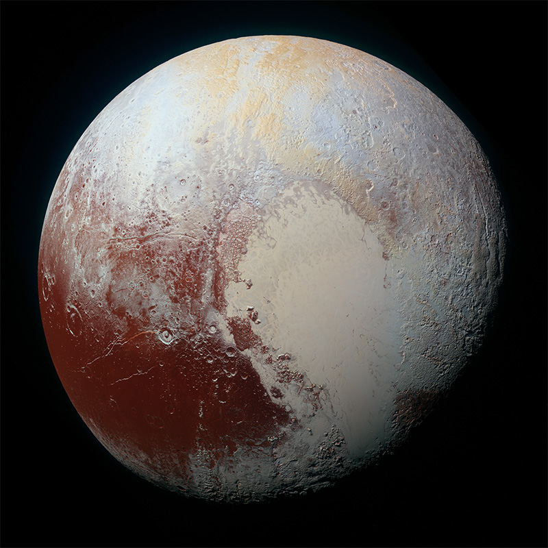 冥王星|冥王星，一颗曾经的行星，这才是它表面真正的样子