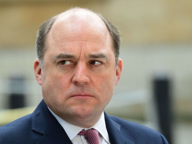 资料图:英国国防大臣本·华莱士