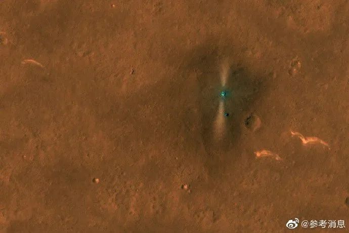 祝融|NASA飞行器拍到了祝融号，科学家叹：在火星上开车似乎很顺利