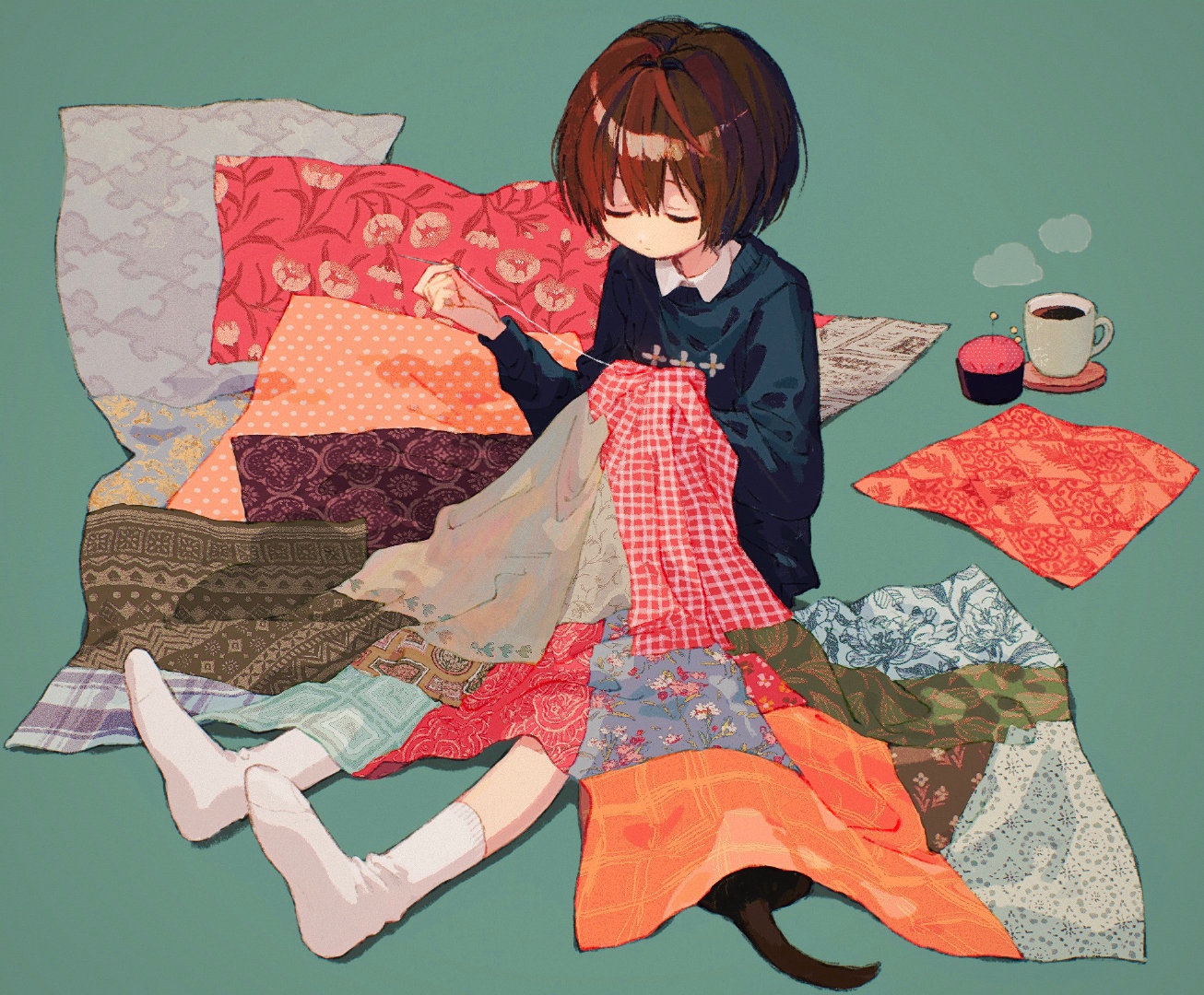 来自日本插画师beshinoe的作品欣赏