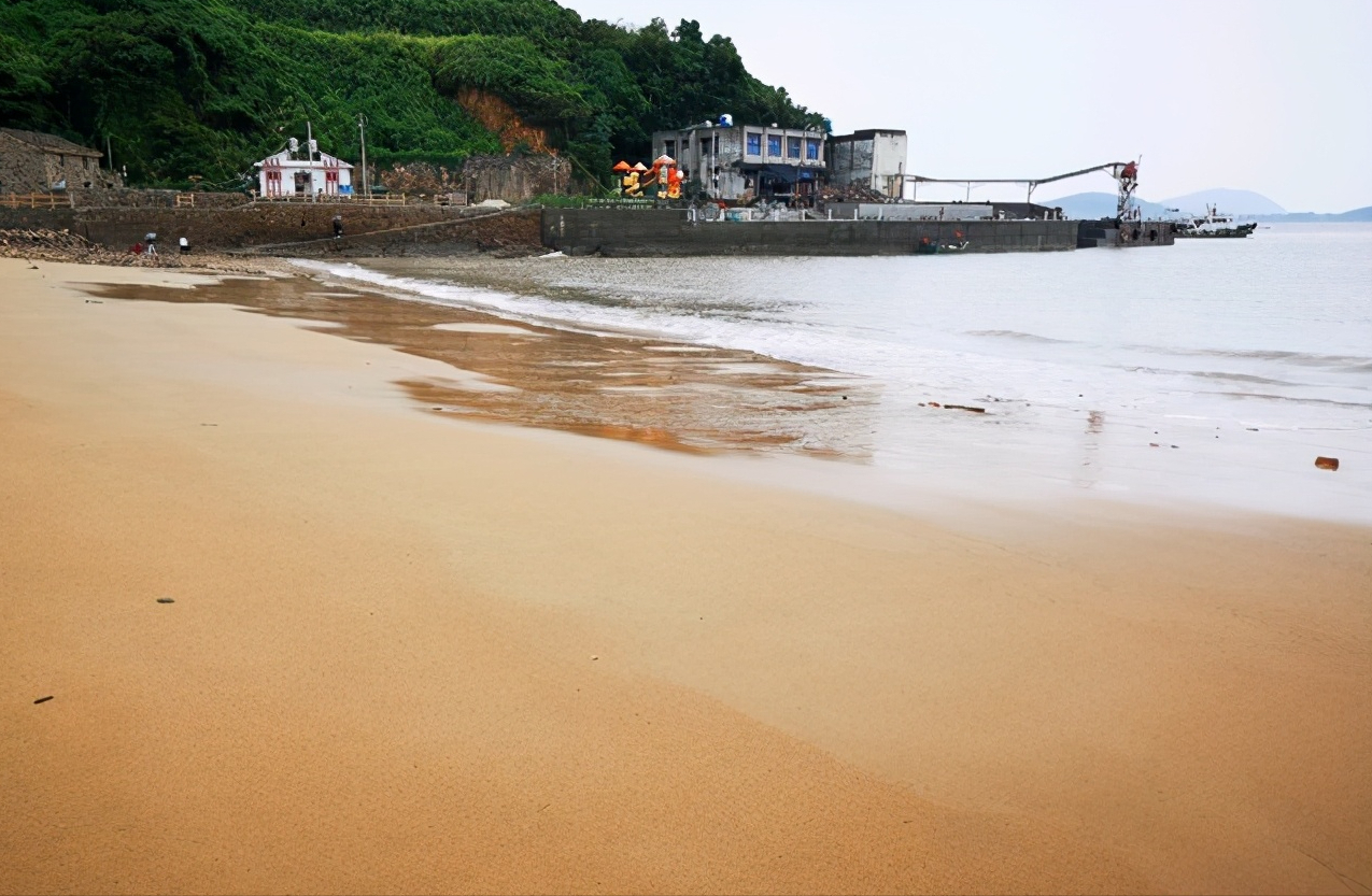 探村台州玉环白马岙村碧海金沙之间流传古礁的传说