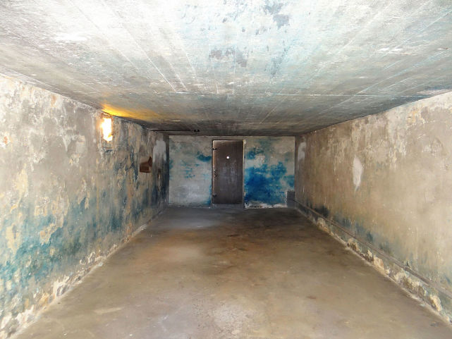 纳粹集中营的毒气室(图源:外媒)
