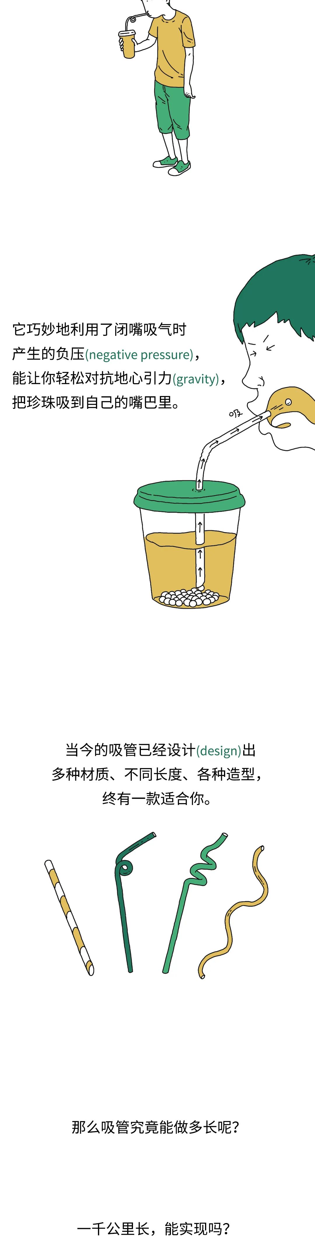 |用一千公里长的吸管喝水是什么体验？
