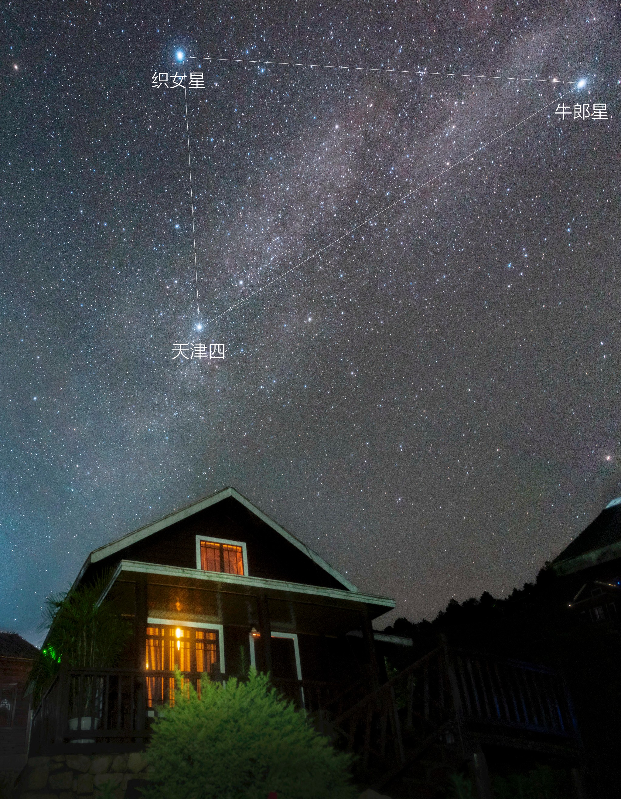 江西葛源夏季大三角(星联csva刘浩)织女星在夜空中全天21颗最亮恒星表