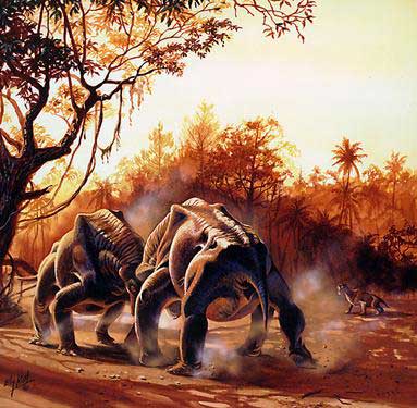 6亿年前的二叠纪末期的非洲南部,由于数量众多,它们也成为当时最常见