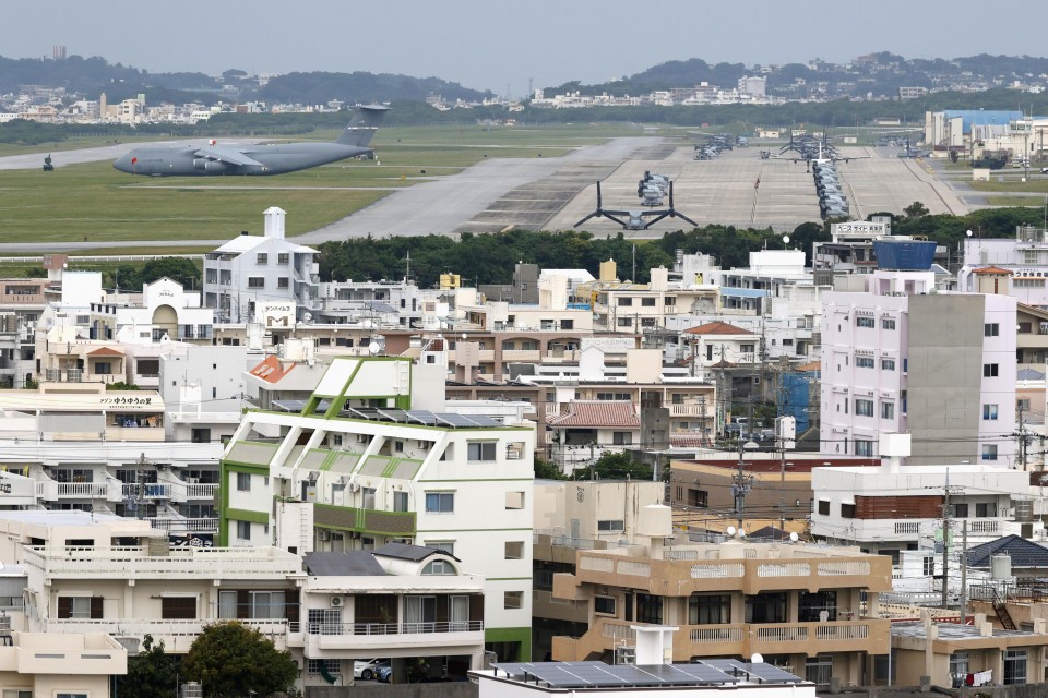 驻日美军普天间空军基地(资料图)