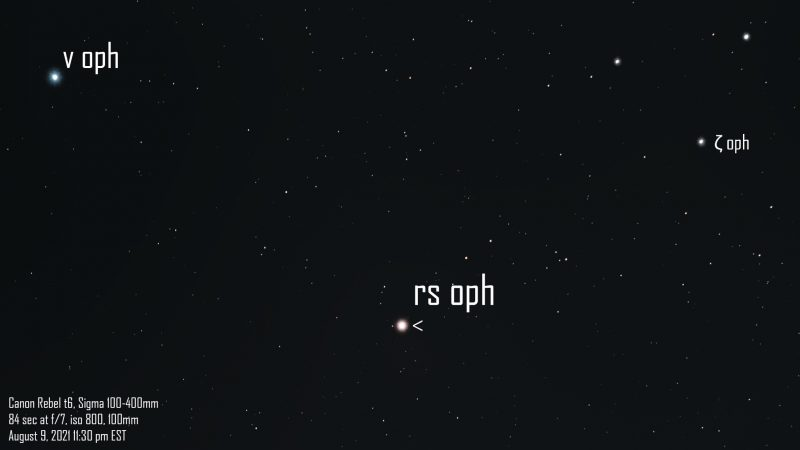蛇夫座|一颗肉眼可见的罕见新星出现啦！赶快准备去看看吧