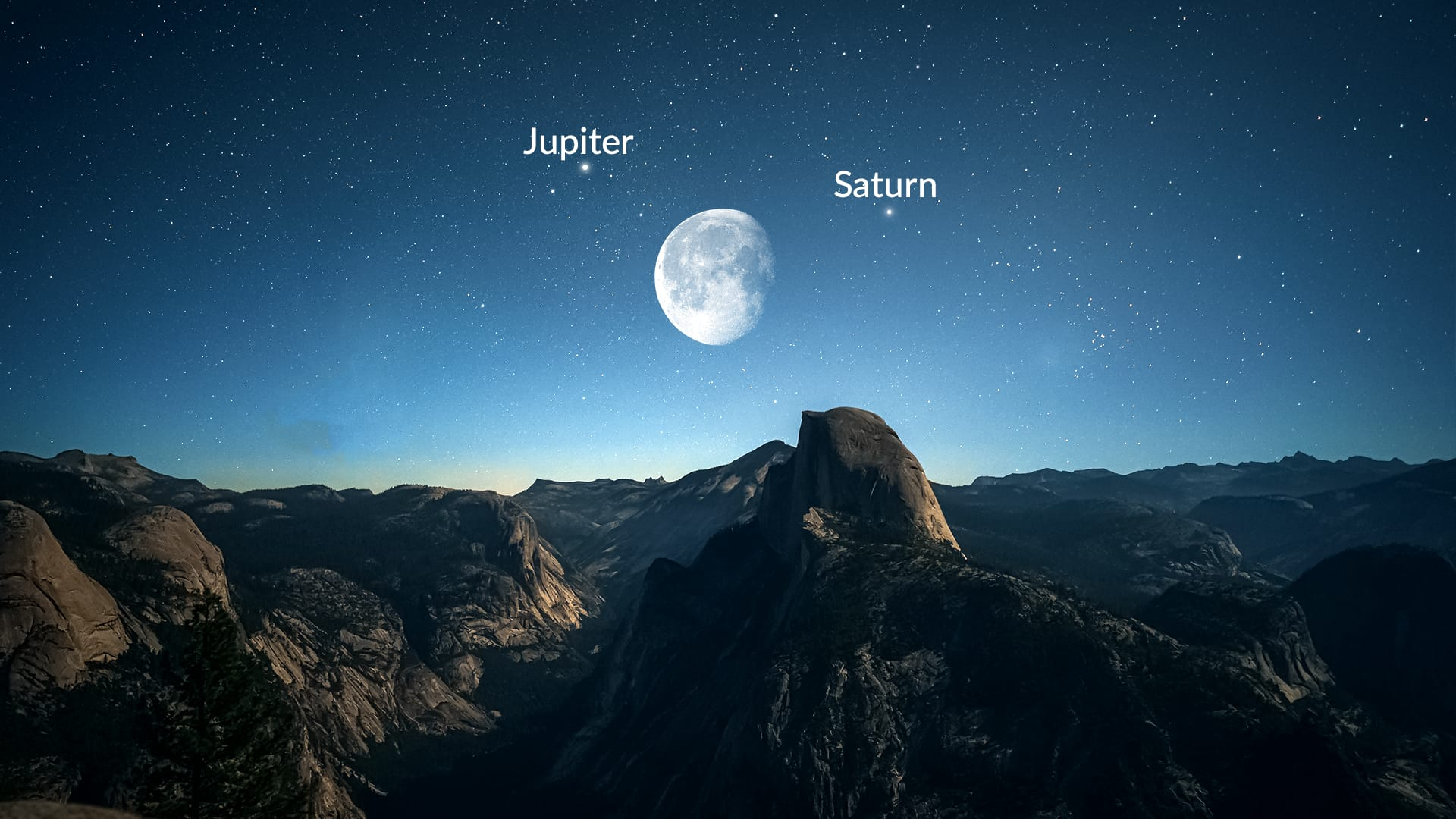 蓝月亮|请定好闹钟！本周可见双星伴蓝月亮天文景观