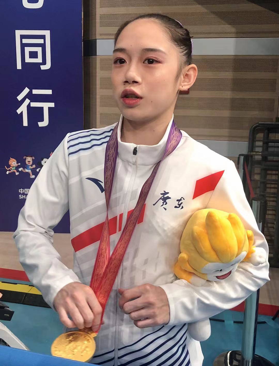 全运会三朝元老刘婷婷率广东体操小花女团卫冕