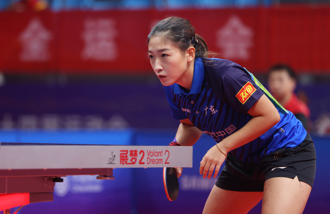 全运会刘诗雯女单惊喜摘铜赛后秀流利粤语