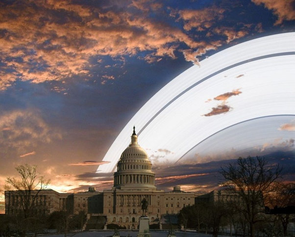 天文|要是地球像土星一样有光环会怎么样？