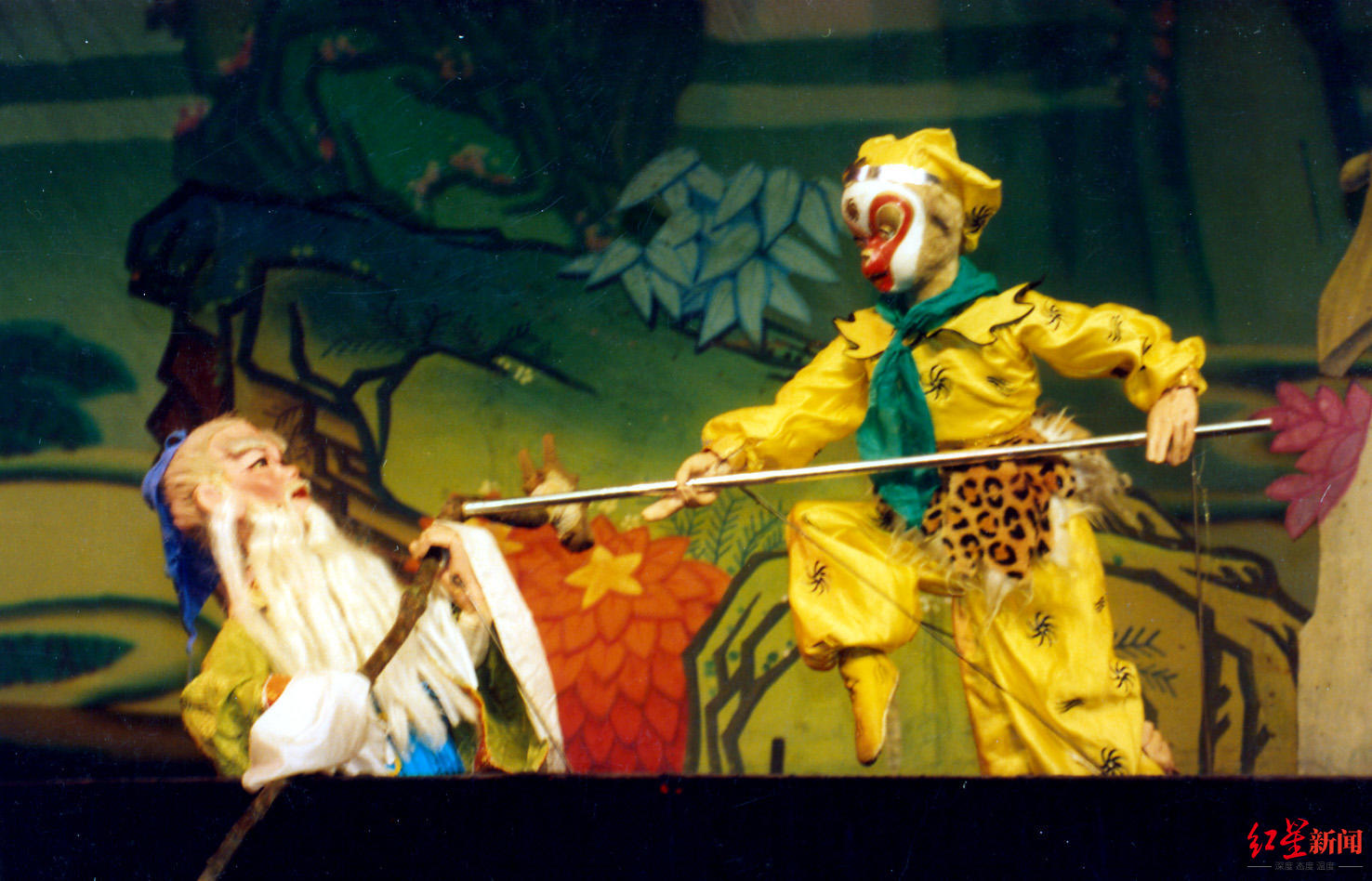 经典木偶剧孙悟空三打白骨精来蓉陪小朋友们过国庆