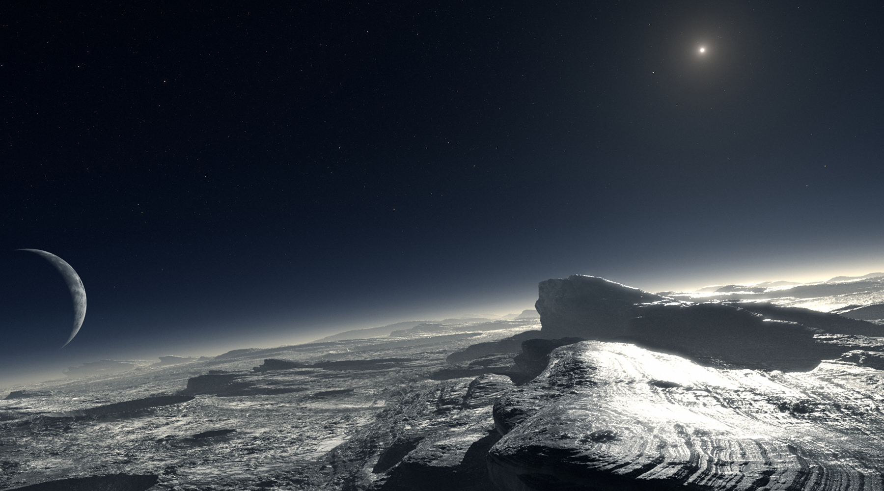 冥王星|在冥王星上可以直视太阳吗？还是不行，但冥王星仍是个观景胜地