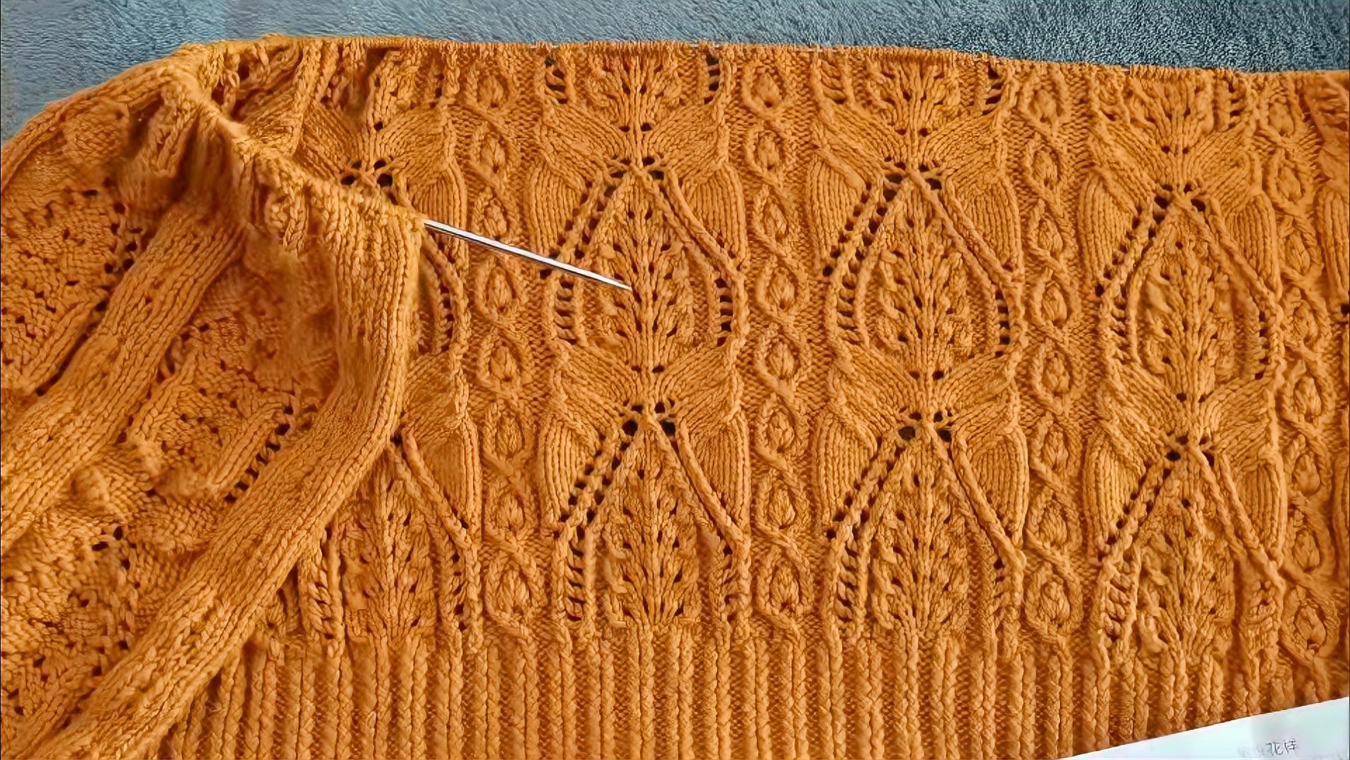 超级美的志田花织毛衣很惊艳花样教程一