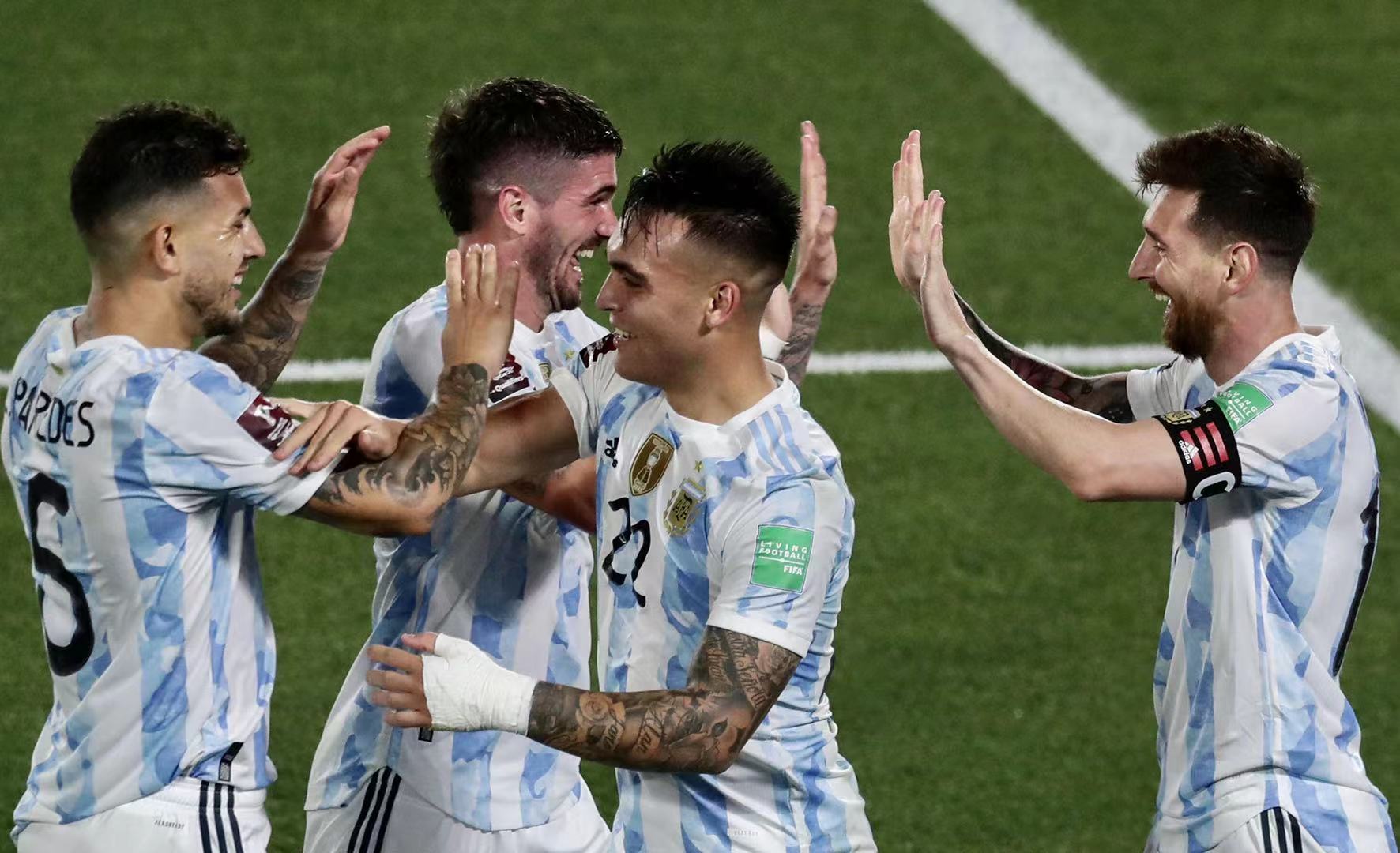 世预赛梅西进球创南美足球历史阿根廷队大胜