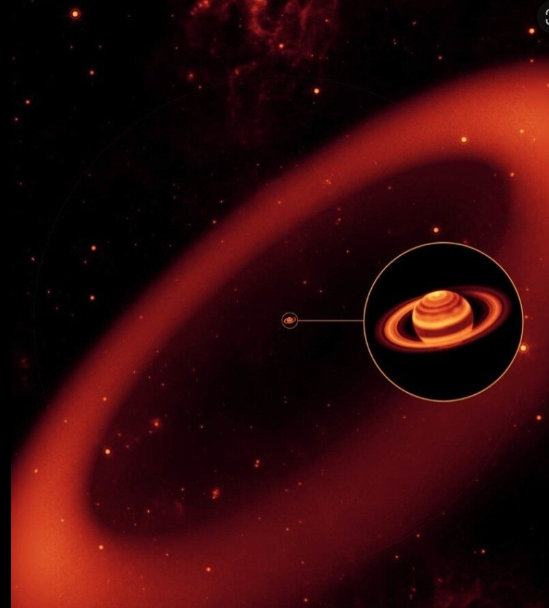 土星|太空里的钟声，是土星散发的重力波在演奏乐曲