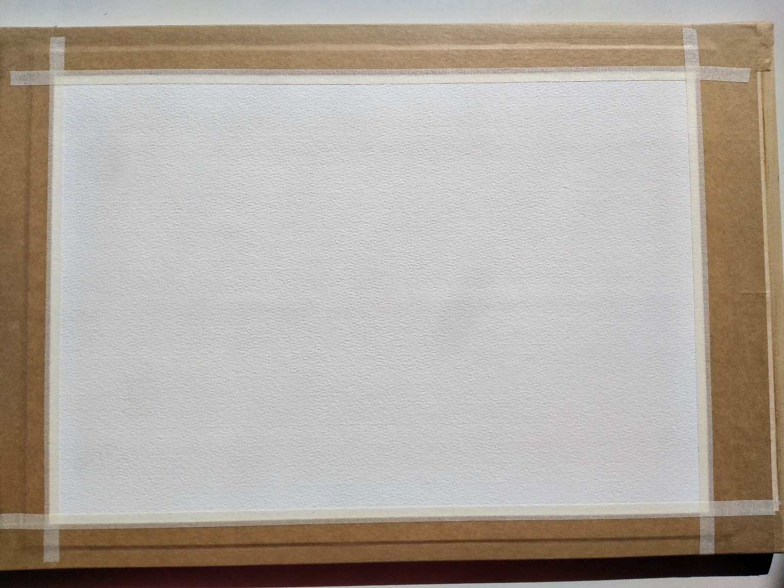 水彩画纸如何湿裱