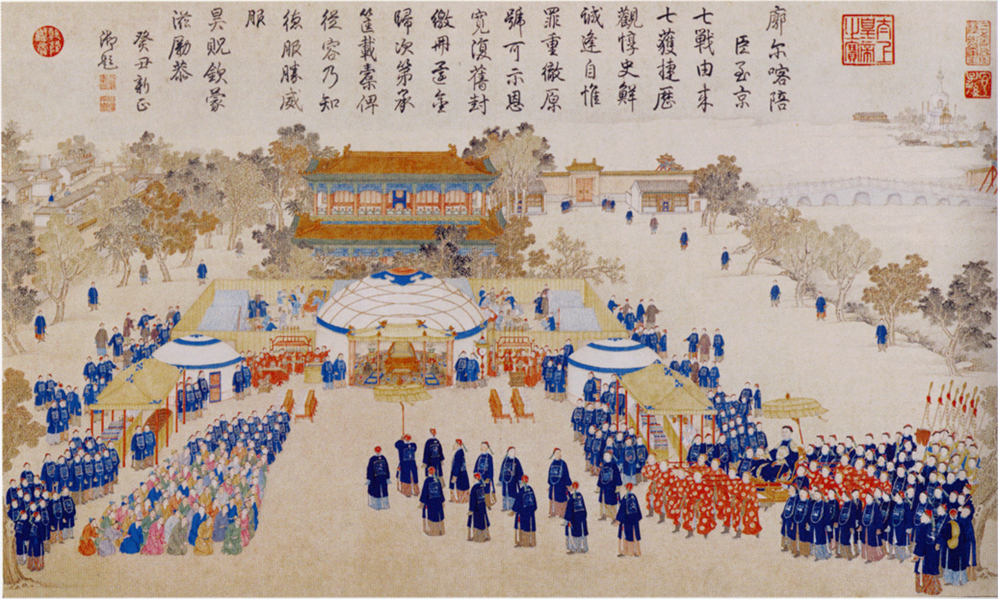 (平定廓尔喀,图:wiki & 壹图网)▼终于在乾隆时开花结果,收获成效大清