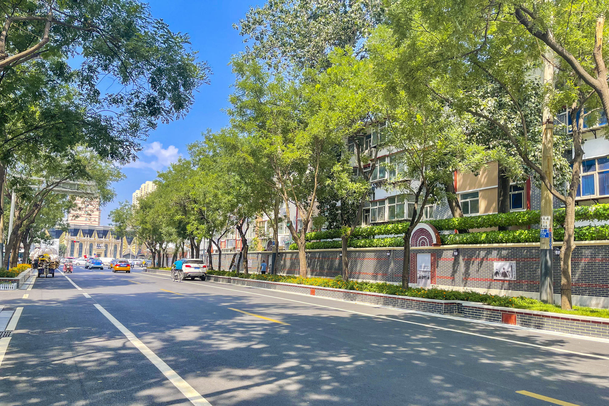 一座干净的城市,让人直接想到的是蓝天白云,空气清新,整齐的街道.