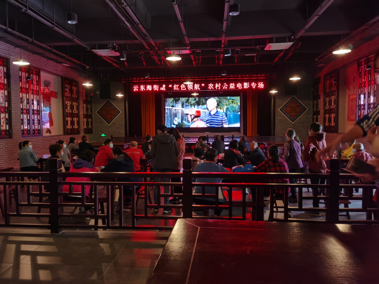 乡村电影院惠民佛山三水建立家门口的乡村电影院