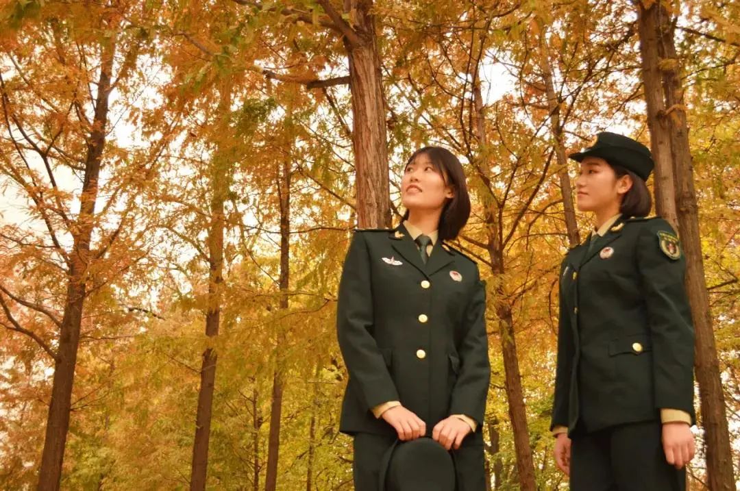 军校的秋景照美爆了
