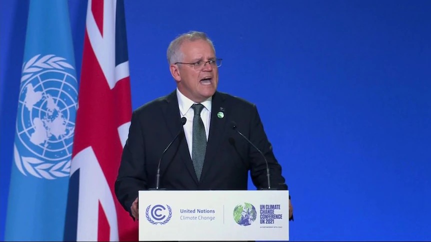 莫里森在COP26气候峰会上发言