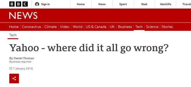 雅虎|雅虎正式退出中国 停止其在中国大陆地区的所有服务