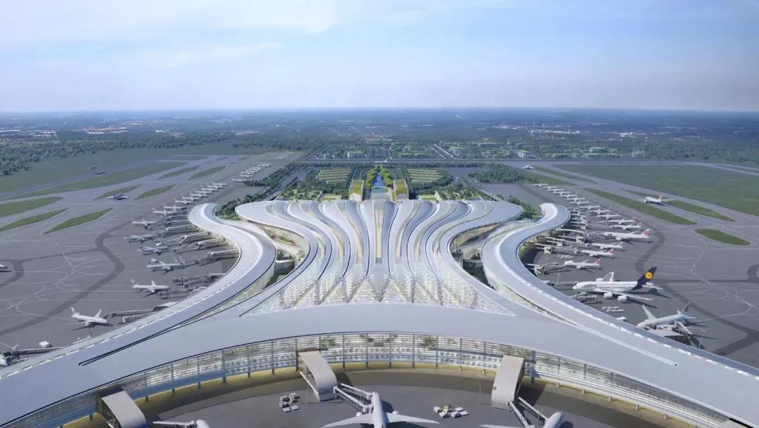 6个月交地超万亩来看看机场三期扩建进度