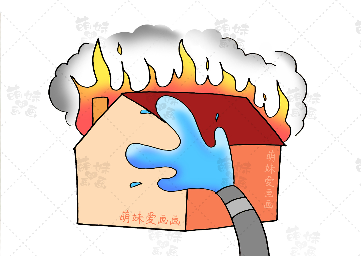 含文字内容的消防手抄报及简笔画合集简单又漂亮可收藏备用