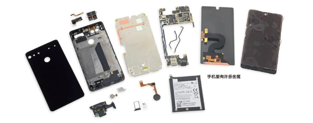 稀土金属|一部手机里有多少金属?为此我拆了一部手机