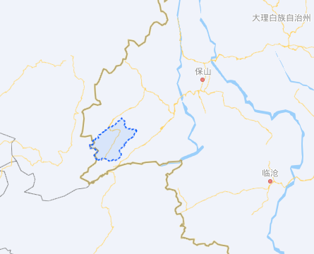 陇川县地理位置示意图