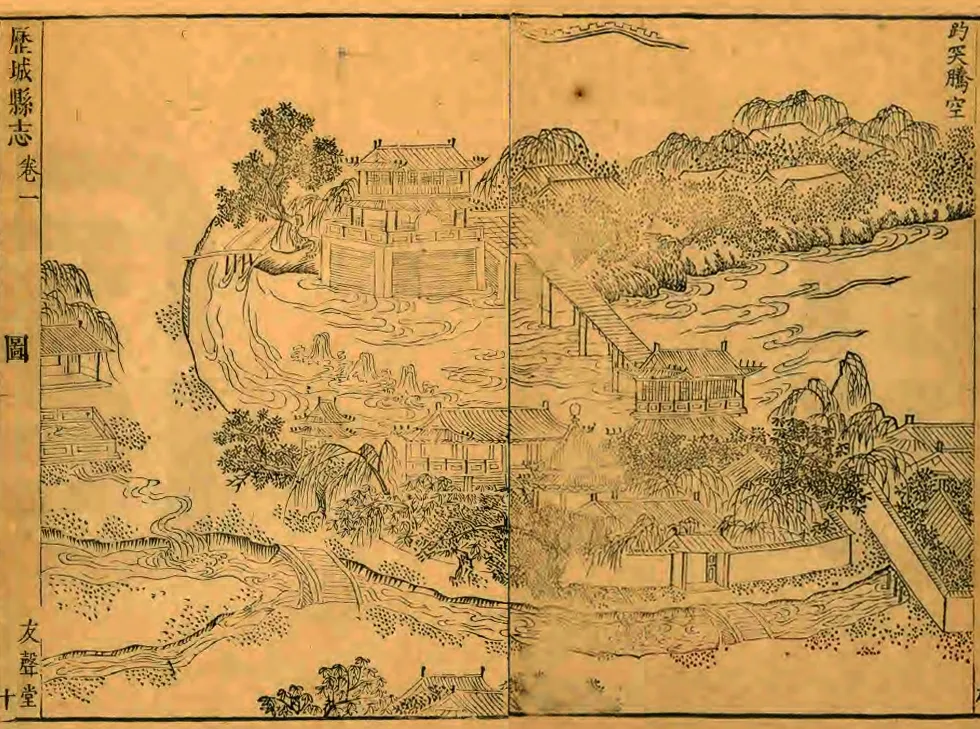 年(1739)陳嘉樂寫趵突泉古代受技術所限,人們只能將所見用筆墨寫下,畫