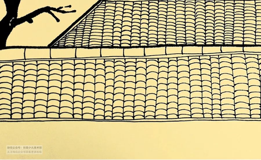 瓦片同时为画面添加细节对屋顶的细节进行刻画和装饰丰富和调整画面的