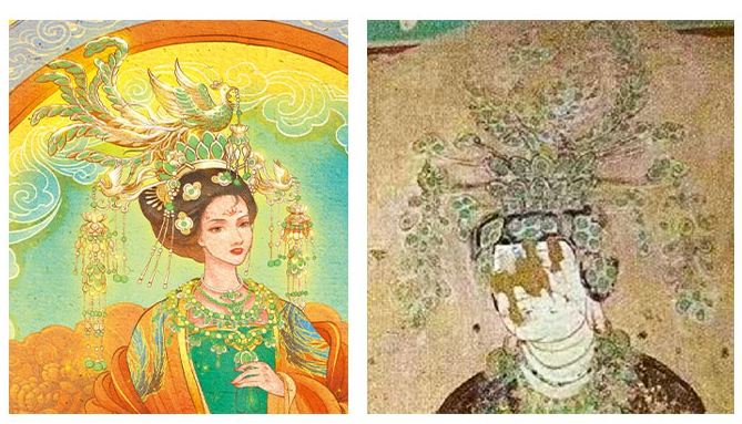 读者们如果去过敦煌莫高窟,可以在98窟墙壁上看到巨幅的《于阗国王后