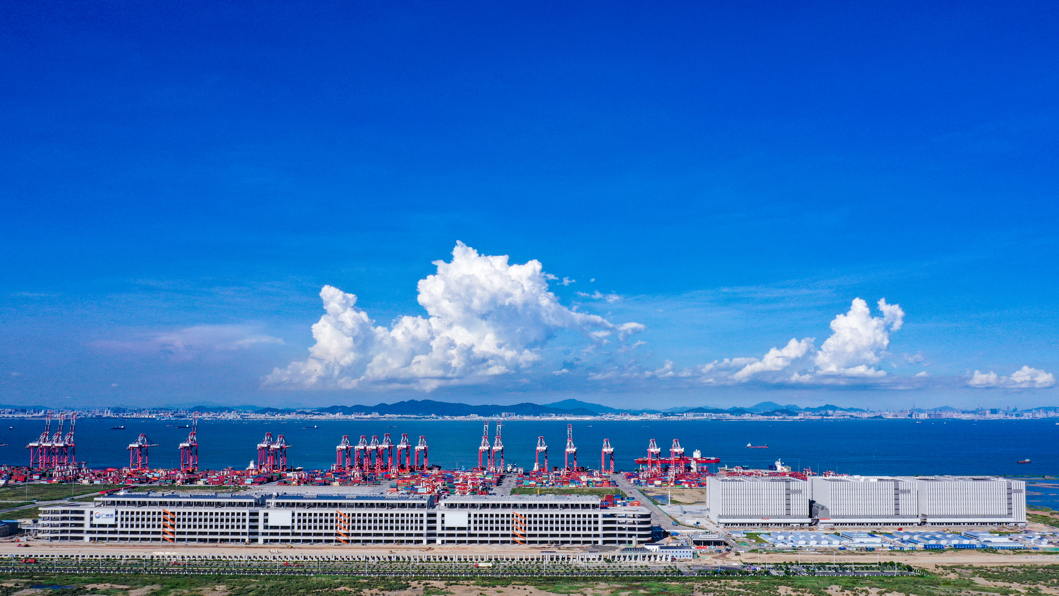南沙港铁路今日开通广州港南沙港区多式联运大物流格局打通最后一公里