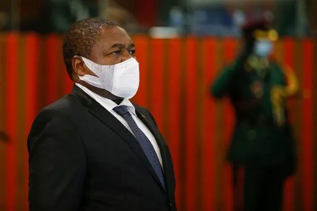 莫桑比克总统菲利佩·纽西 图源:视觉中国总统办公室的声明称,纽西和