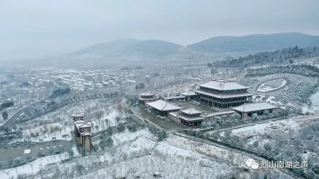 烈山春雪美如画