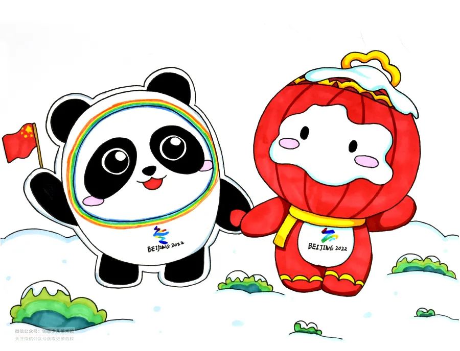 冬奥会奥运会卡通画图片