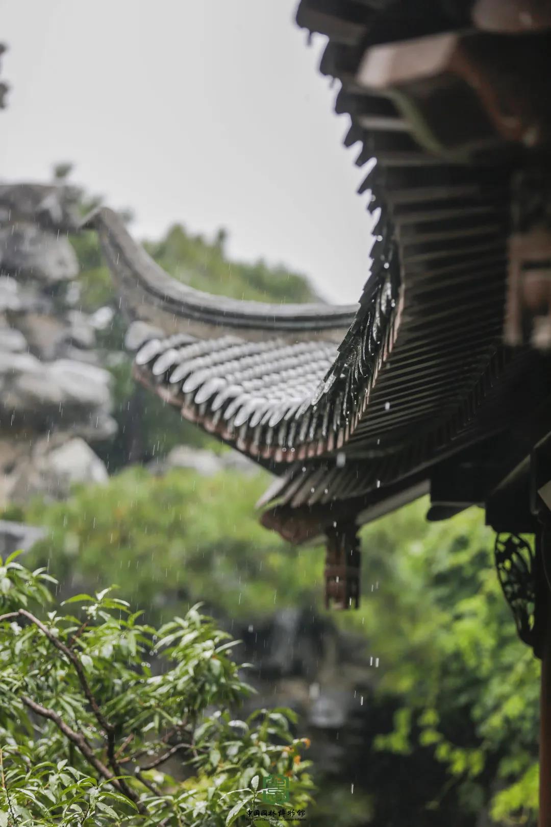 水珠儿从屋檐跌落溅出一片涟漪间生动的白这是立春之后的第二个节气为